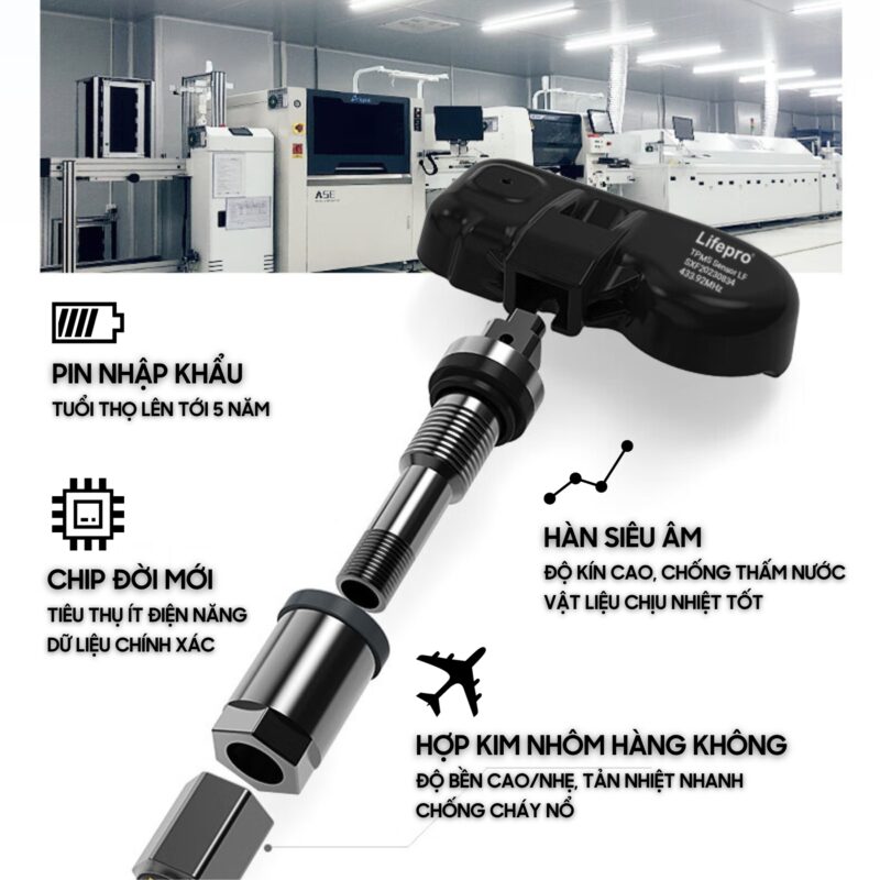 Cảm biến hỗ trợ đỗ xe Lifepro L575-PS ( 6 mắt ) Cảm biến hỗ trợ đỗ xe Lifepro L575-PS ( 6 mắt )