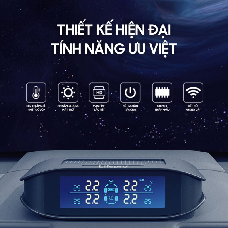 Cảm biến hỗ trợ đỗ xe Lifepro L575-PS ( 6 mắt ) Cảm biến hỗ trợ đỗ xe Lifepro L575-PS ( 6 mắt )